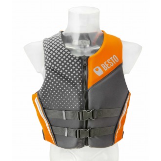 Плавучий жилет Besto Neoprene 50N L (60-80кг) Black/Grey/Orange