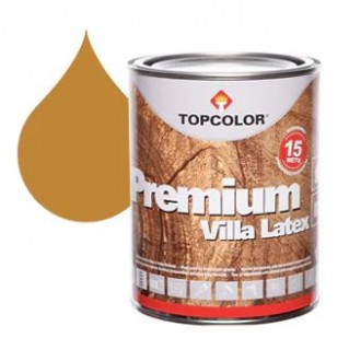 Краска для дерева PREMIUM VILLA LATEX - Желтый Topcolor
