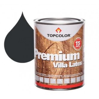 Краска для дерева PREMIUM VILLA LATEX - Антрацит Topcolor