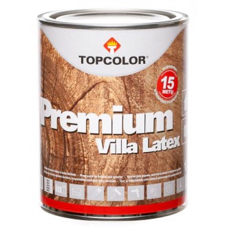 Краска для дерева PREMIUM VILLA LATEX - Белый Topcolor