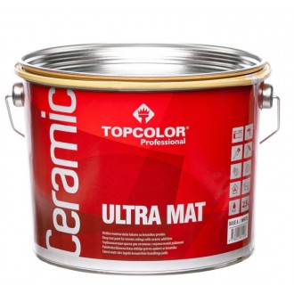 Краска для потолка CERAMIC ULTRA MAT 2,5Л Topcolor