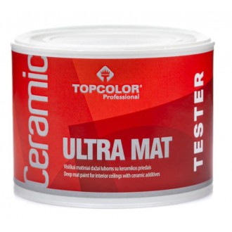 Краска для потолка CERAMIC ULTRA MAT 250мл ТЕСТЕР Topcolor