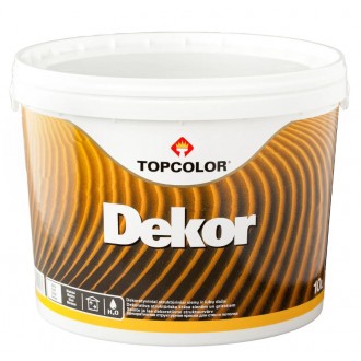 Краска для стен Dekor | образует структуру | Topcolor