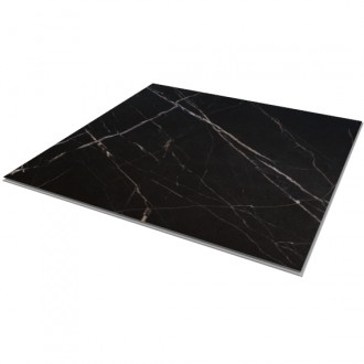 Vinila flīzes paneļi Grīdai - Calacatta Black, 60x60cm, ar...