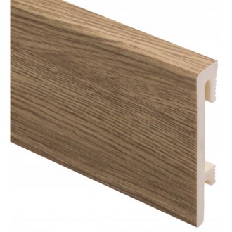 ПВХ Плинтус Bravo 80, Desert Oak, 240 x 8 x 1,6см, Yutra