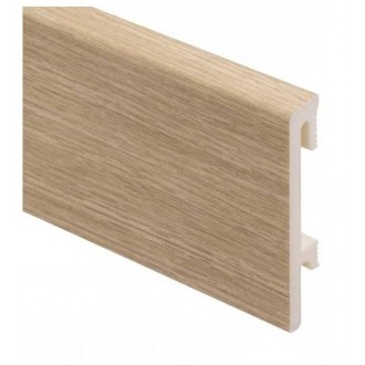 ПВХ Плинтус Bravo 80, Unique Oak, 240 x 8 x 1,6см, Yutra