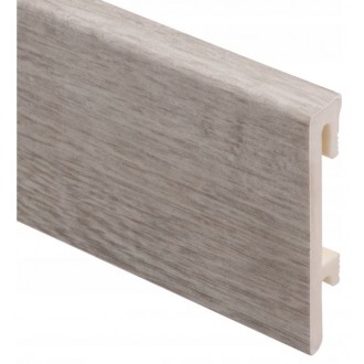 ПВХ Плинтус Bravo 80, Marengo, 240 x 8 x 1,6см, Yutra