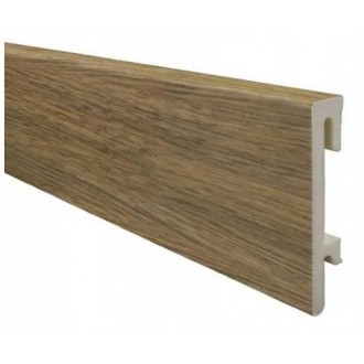 ПВХ Плинтус Bravo 80, Mint Oak, 240 x 8 x 1,6см, Yutra