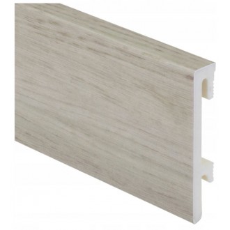 PVC Grīdlīste Bravo 80, Dacota Oak, 240 x 8 x 1,6cm, Yutra