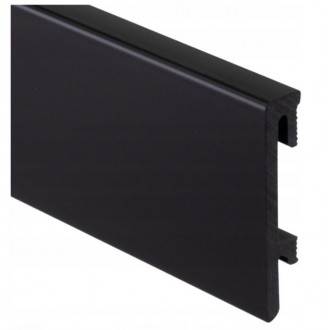 PVC Grīdlīste Bravo 80, Black, 240 x 8 x 1,6cm, Yutra*