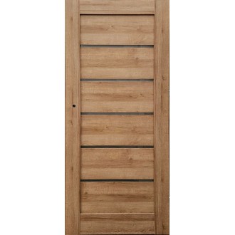 Iekšdurvis 60/70/80 - 203cm, PRESTIGE PU02, Natural Oak  -...