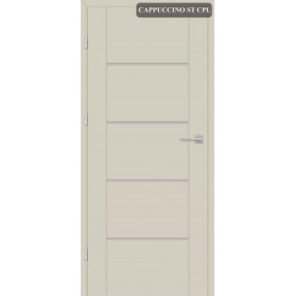 Iekšdurvis 60/70/80 - 203cm LAURENCJA 1, CAPPUCCINO ST CPL, ar...