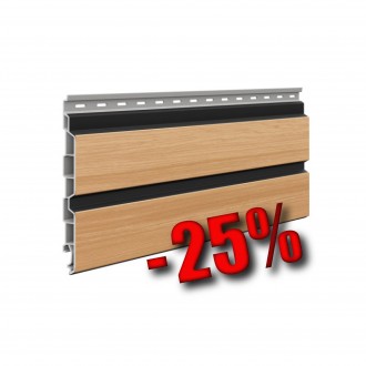 Фасадная панель SOLVO Cedar SO-02 V-Black, VOX*