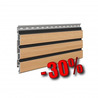Fasādes panelis SOLVO Cedar SO-03 V-Black, VOX*