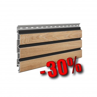 Фасадная панель SOLVO Natural Oak SO-03 V-Black, VOX*