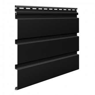 Soffit jumta apakšklāja panelis Melns (SV-08) bez perforācijas VOX*