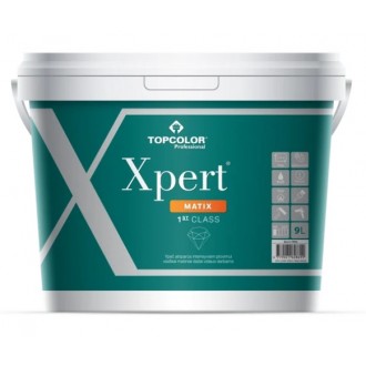 Krāsa sienām XPERT MATIX 9L Topcolor