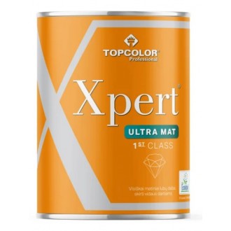Griestu krāsa XPERT ULTRA MAT 1L Topcolor