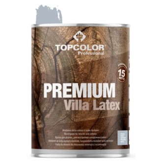 Krāsa kokam PREMIUM VILLA LATEX - Pelēka Topcolor