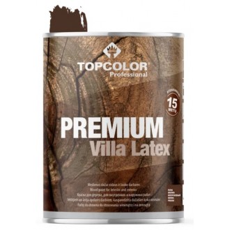 Краска для дерева PREMIUM VILLA LATEX - Коричневый Topcolor