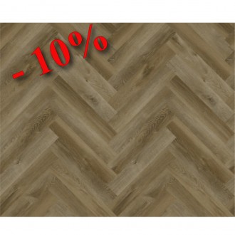Skujiņveida (Herringbone) Vinila grīdu segums Oak Nantes...