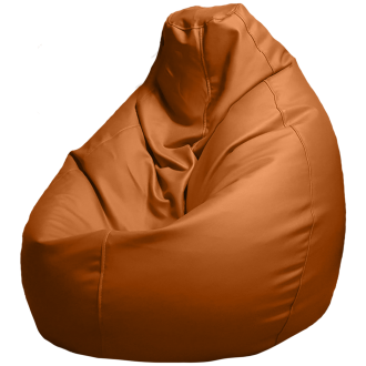 Pufs | Sēžammaiss no mākslīgās ādas XL(250L) - Oranžs