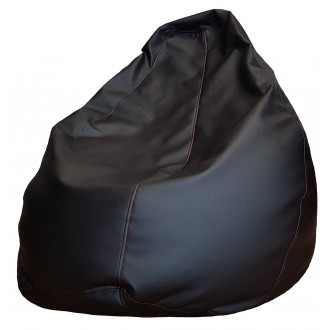 Mешок для сидения из искусственной кожи XL(250L) - черный