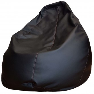 Mешок для сидения из искусственной кожи XXL(350L) - черный