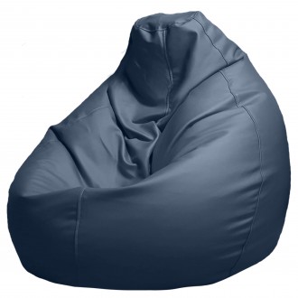 Mешок для сидения из искусственной кожи XXL(350L) - темно-синий