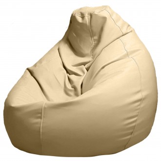 Mешок для сидения из искусственной кожи XXL(350L) - бежевый