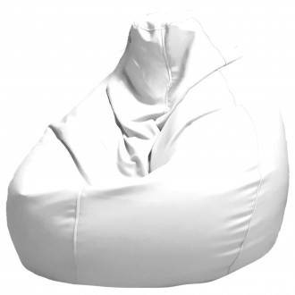 Mешок для сидения из искусственной кожи XXL(350L) - Белый